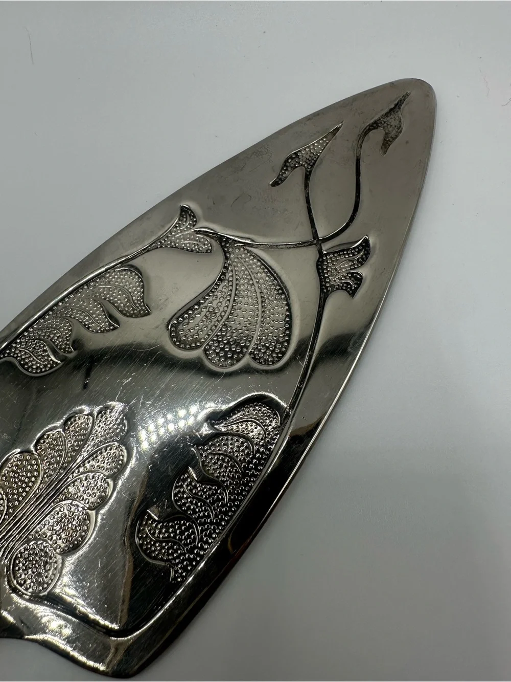 Pastry Cake Pie Server Silver Plated Mayell Queen Anne Kings Vtg Made in England
